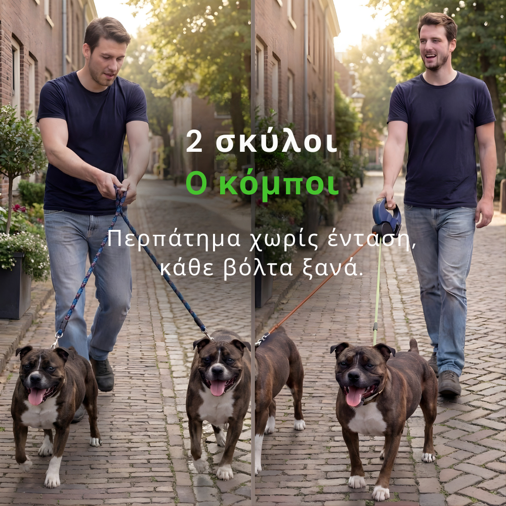 PawDuo™ – Δύο Σκύλοι, Μηδέν Κόμποι