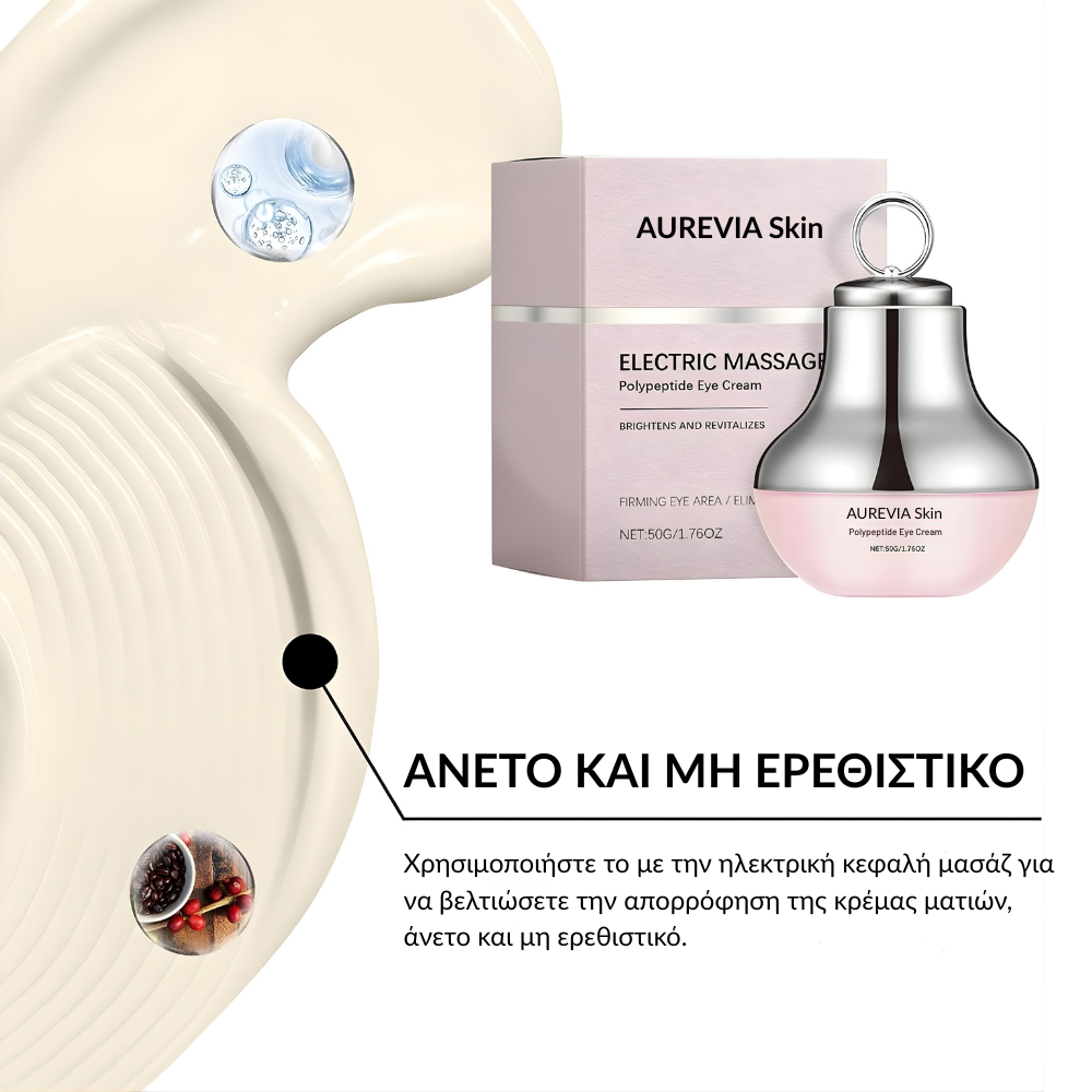 AUREVIA Skin™ Συσκευή Λεμφικής Αποσυμφόρησης Πείτε αντίο στα πρησμένα μάτια σε 7 ημέρες