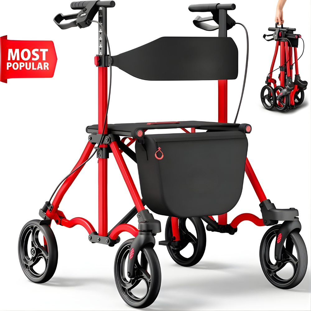 Συμπαγές Rollator Master με Κάθισμα