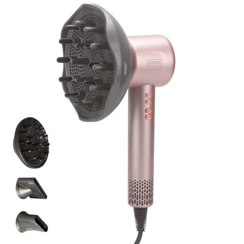 Πιστολάκι Μαλλιών Aureva Ροζ χρυσός – Στεγνώστε τα μαλλιά σας σε χρόνο ρεκόρ με δωρεάν XXL διαχύτη