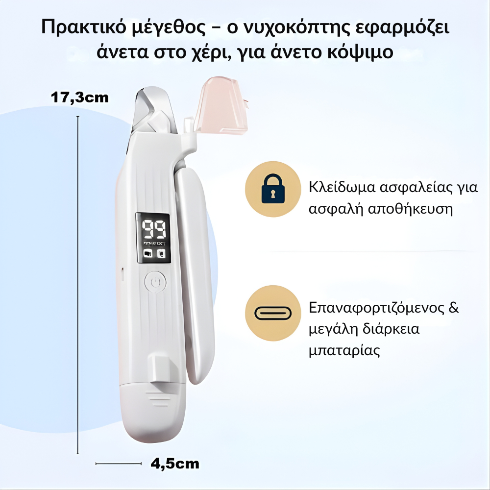 LED Νυχοκόπτης για Σκύλους και Γάτες