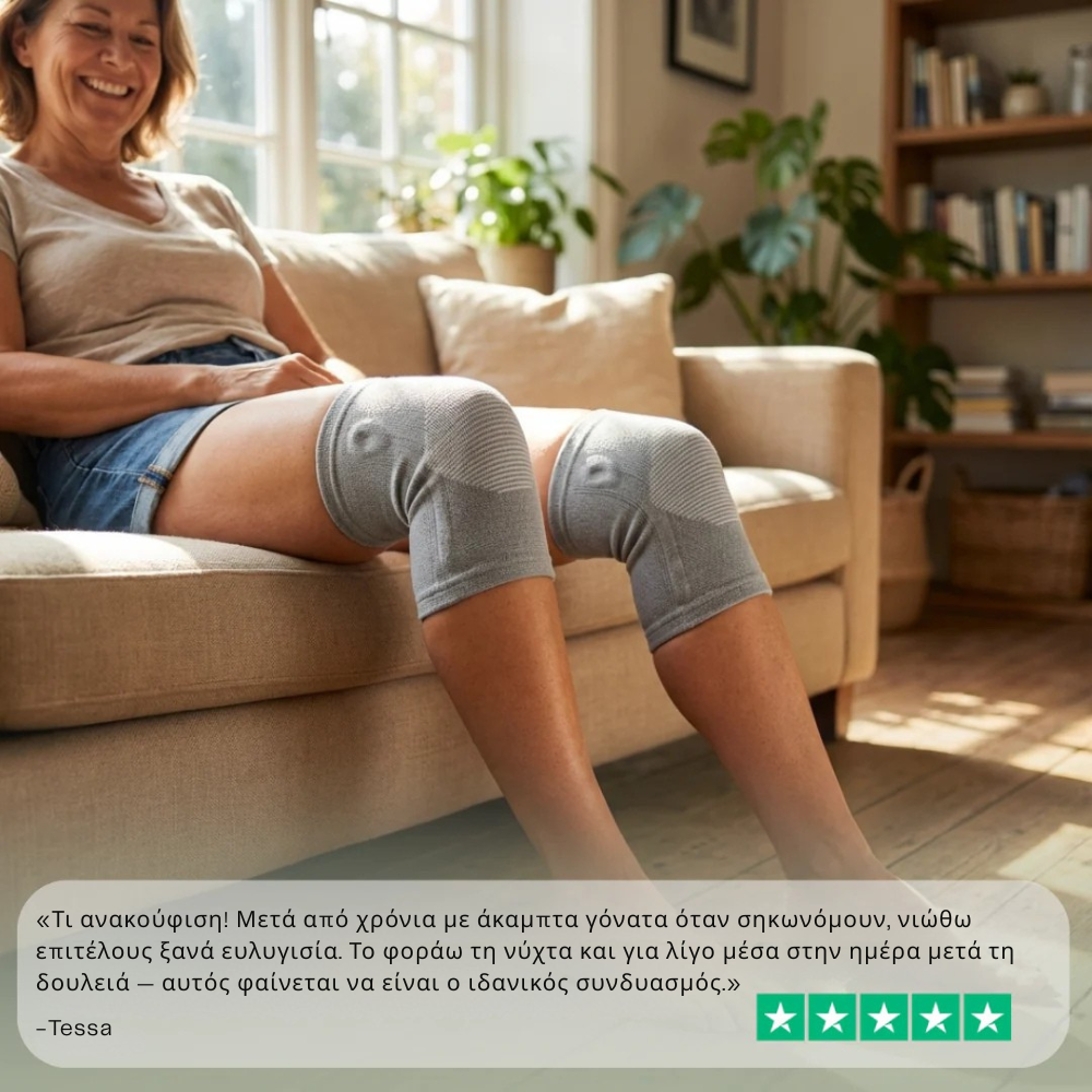 Orthopedic Επιγονατίδα από Μπαμπού | Ανακουφίζει από πόνο μηνίσκου & φθορά