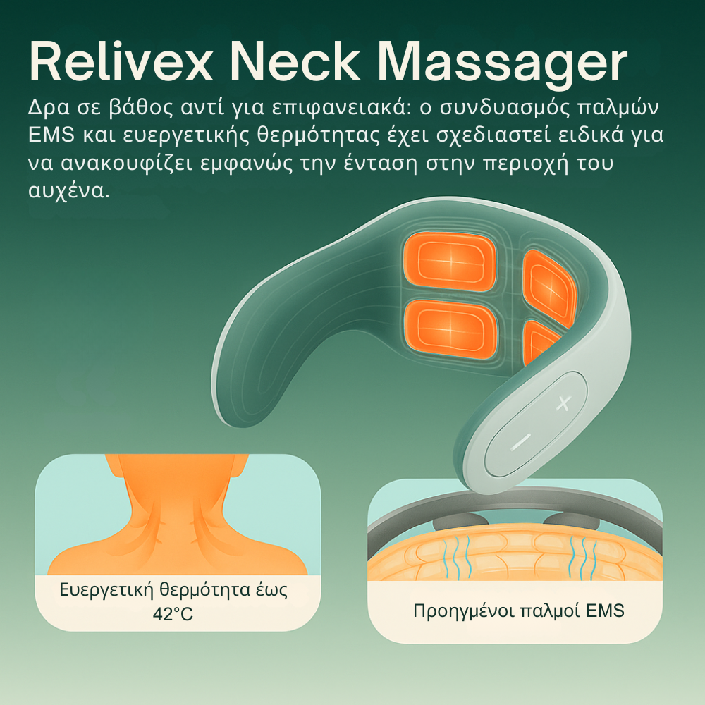 Συσκευή Μασάζ Αυχένα Relivex