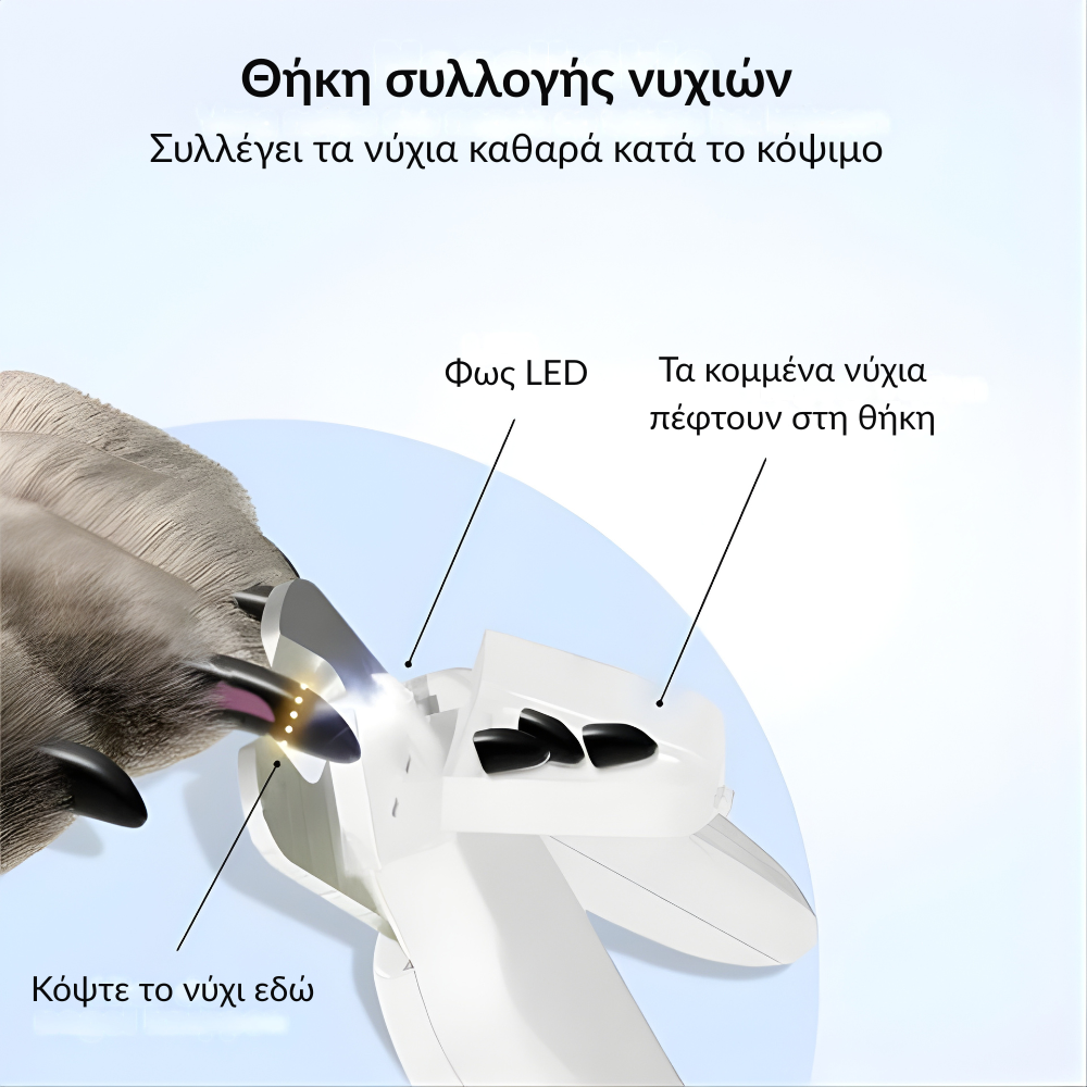 LED Νυχοκόπτης για Σκύλους και Γάτες