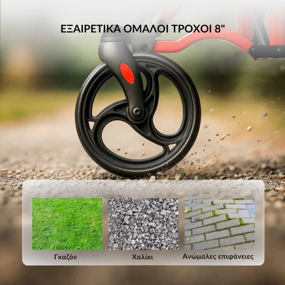 Συμπαγές Rollator Master με Κάθισμα
